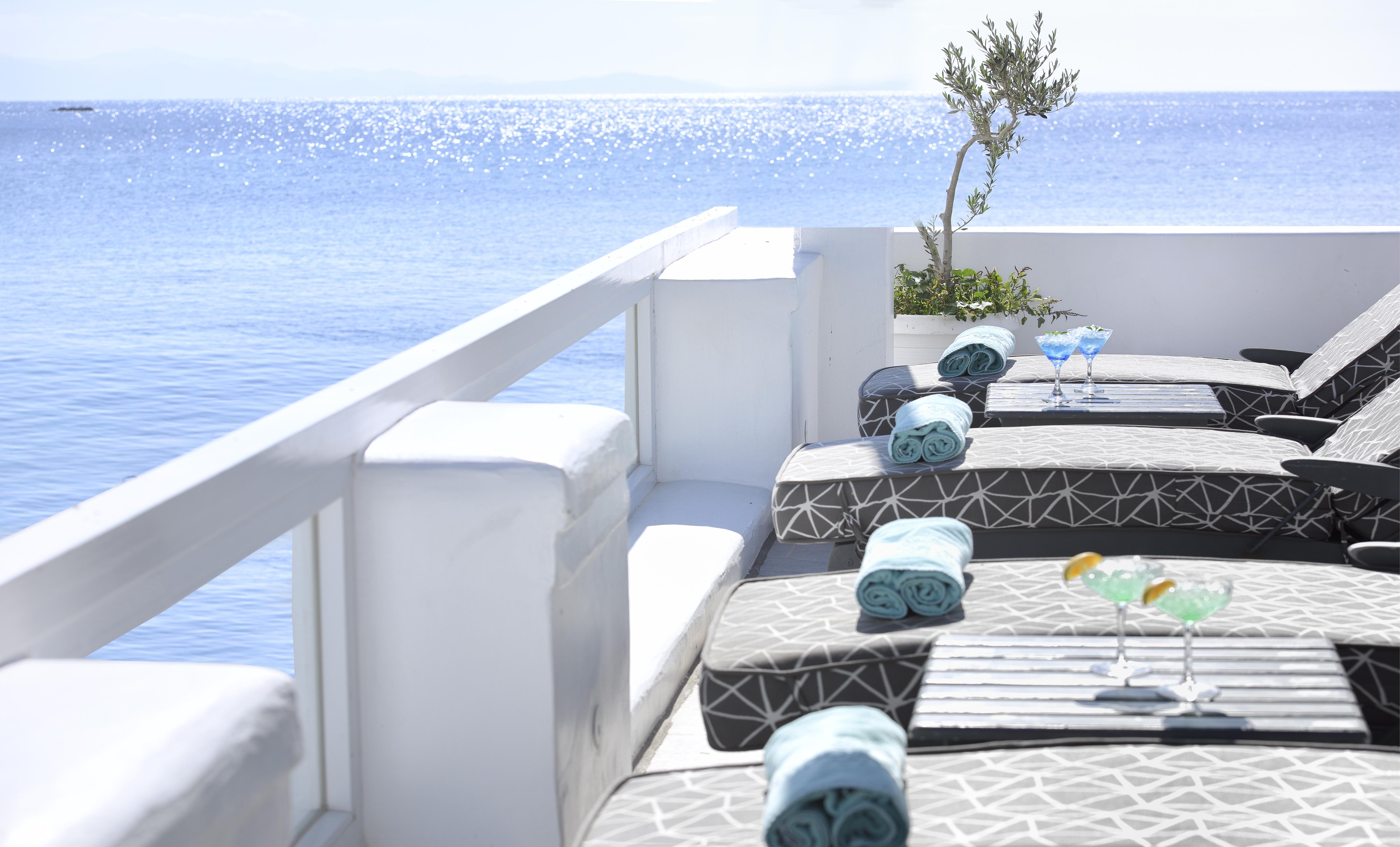 Petinos Beach Hotel Platys Gialos  Eksteriør billede